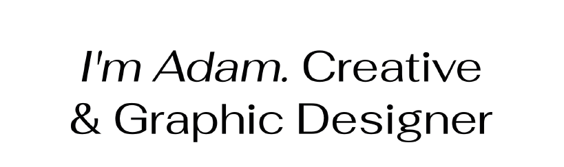 Adam grafik a designér